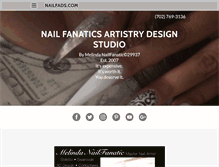 Tablet Screenshot of nailfads.com